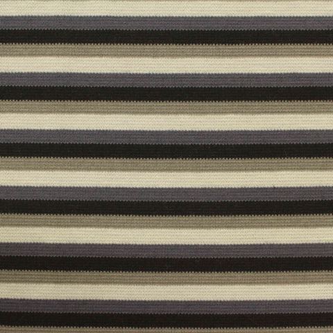 Striped Polyester Viscose Stretch Ponte Knit Fabric