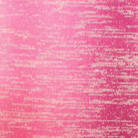 Printed Polyester Viscose Stretch Chunky Knit Fabric