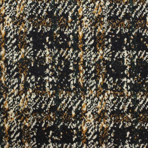 Bold Plaid Polyester Viscose Stretch Knit Fabric