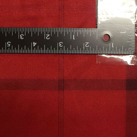 Bold Plaid 100% Polyester Faux Suede Fabric