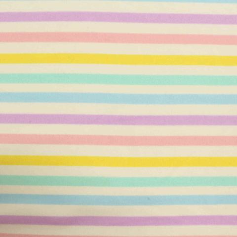 White Horizontal-Stripe Knit