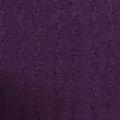 Jacquard Viscose Acrylic Blend Stretch Pointelle Knit Fabric