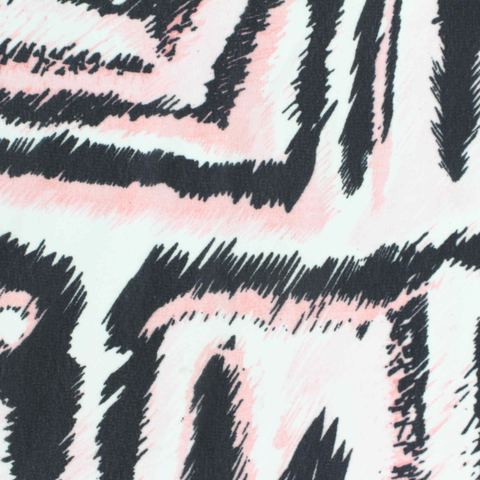 Animal Print 100% Polyester Chiffon Fabric