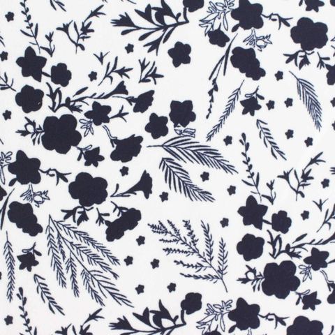 Floral 100% Polyester Woven Fabric