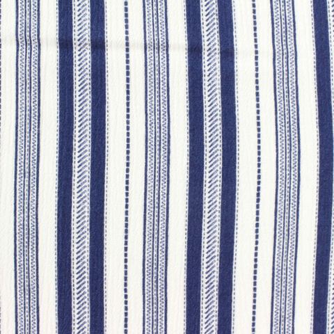 Bold Striped 100% Viscose Crepe Fabric