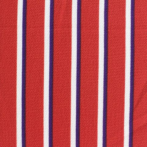 Bold Striped Polyester Stretch Chiffon Fabric