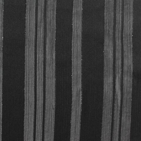 Bold Striped Polyester Metallic Chiffon Fabric