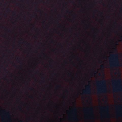 Plaid 100% Polyester Knit Fabric