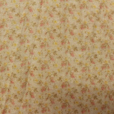 Pink Floral Knit, Acrylic