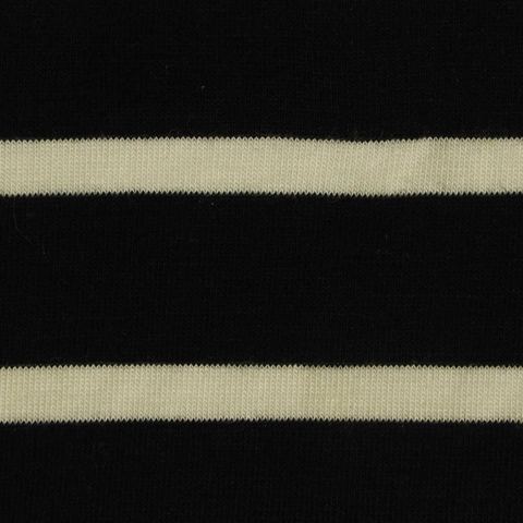 Striped Viscose Stretch Knit Fabric