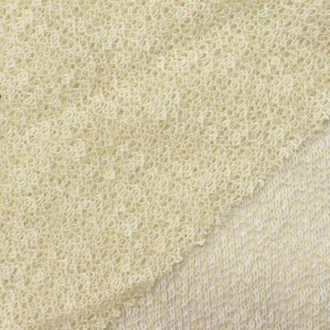 Slub Cotton Polyester Chunky Knit Fabric