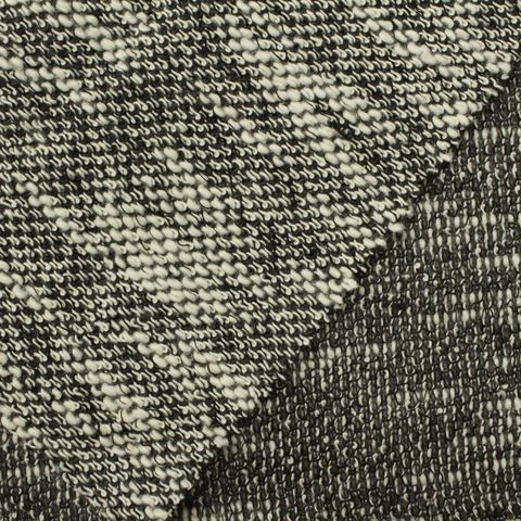 Jacquard Slub 100% Polyester Knit Fabric