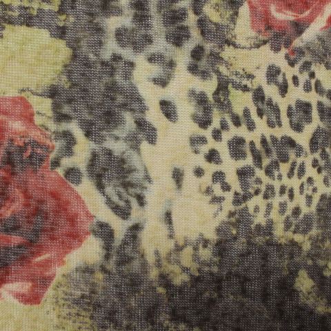 Animal Print 100% Polyester Knit Fabric
