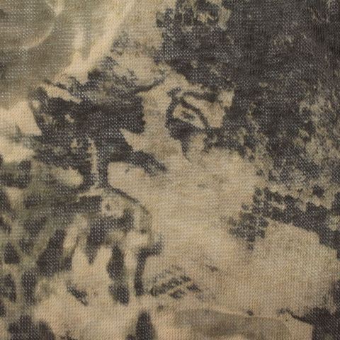 Camo 100% Polyester Knit Fabric