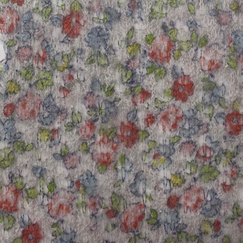 Floral 100% Acrylic Knit Fabric