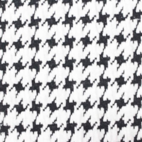 Plaid Polyester Cotton Knit Fabric