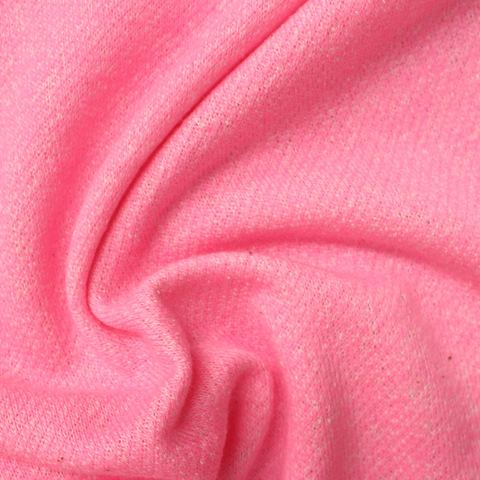 Heather 100% Polyester French Terry Fabric