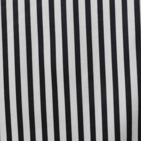 Striped Polyester Stretch Knit Fabric