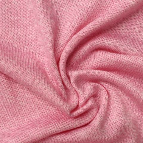 Heather Viscose Polyester Stretch Chunky Knit Fabric