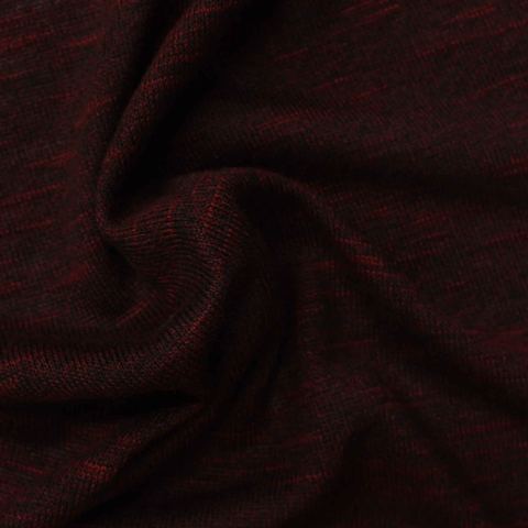 Heather Slub Polyester Cotton Chunky Knit Fabric