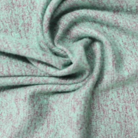Heather Viscose Polyester Stretch Chunky Knit Fabric