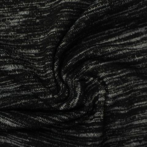 Black Marl Chunky Knit, Poly-Viscose