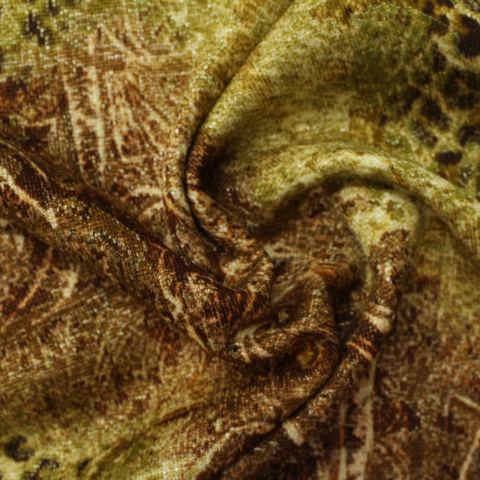 Camo 100% Polyester Interlock Knit Fabric