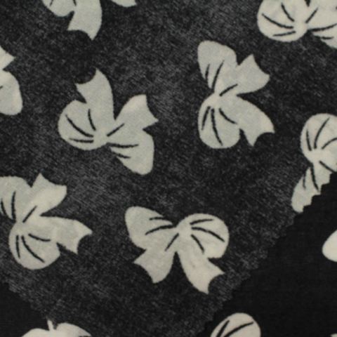 Printed Polyester Stretch Knit Fabric