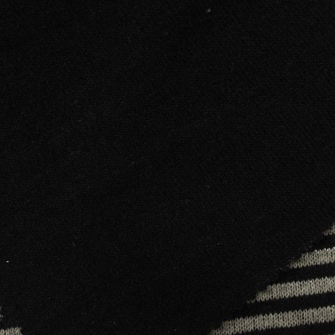 Grey Horizontal-Stripe Chunky Knit, Polyester