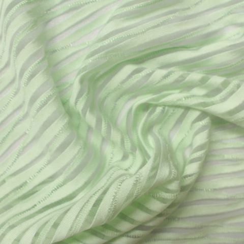 Striped 100% Polyester Knit Fabric