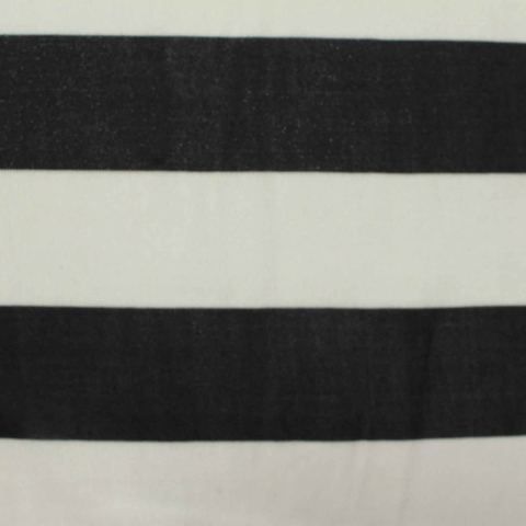 Black Horizontal-Stripe Knit, Polyester