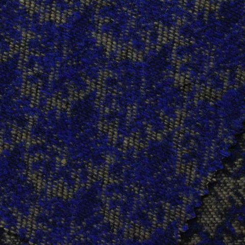 Plaid Polyester Acrylic Knit Fabric