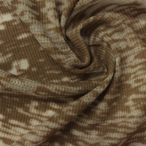 Cotton Polyester Waffle Knit Fabric