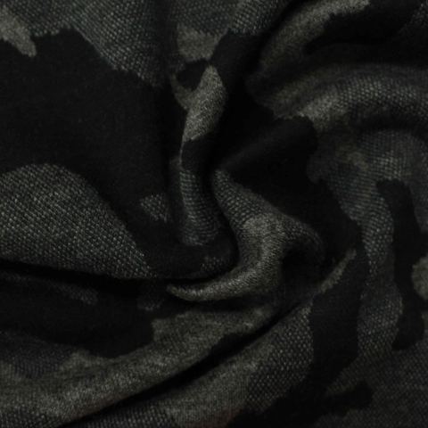 Camo Viscose Polyester Stretch Knit Fabric
