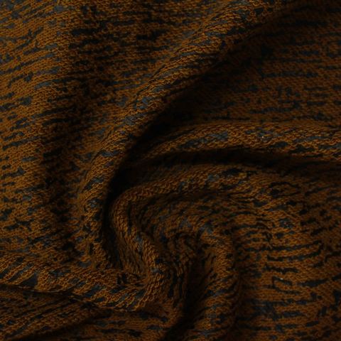 Animal Print Polyester Cotton French Terry Fabric