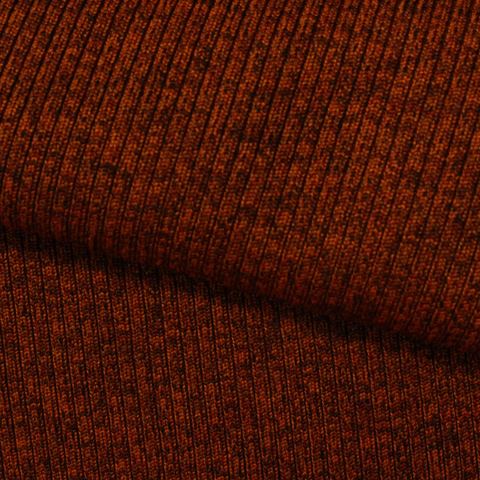 Heather 100% Polyester Rib Knit Fabric