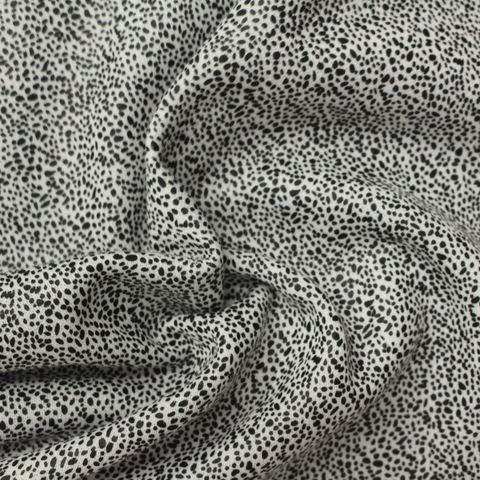 Animal Print Polyester Cotton French Terry Fabric