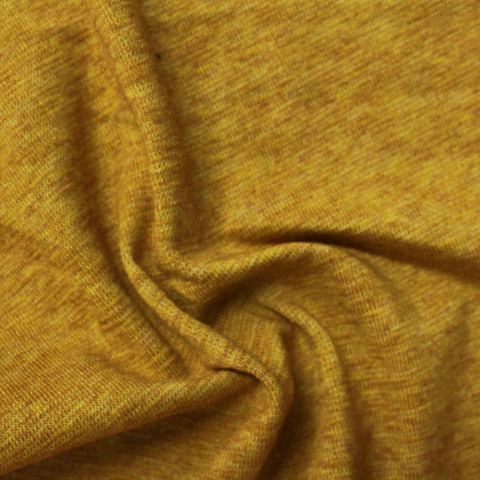 Mustard Marl Scuba Knit, Poly-Cotton