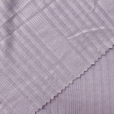 Polyester Viscose Rib Knit Fabric