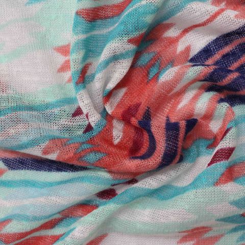Printed 100% Polyester Knit Fabric