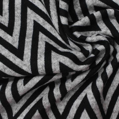 Printed Polyester Stretch Knit Fabric