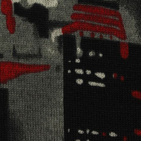Jacquard Polyester Stretch Knit Fabric