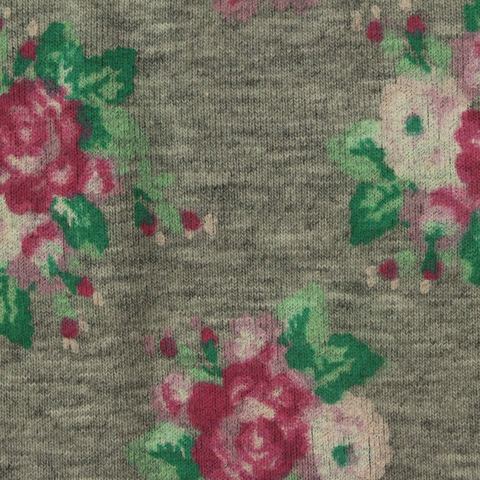 Pink Flowers Knit