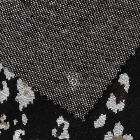Animal Print Polyester Viscose Stretch Knit Fabric