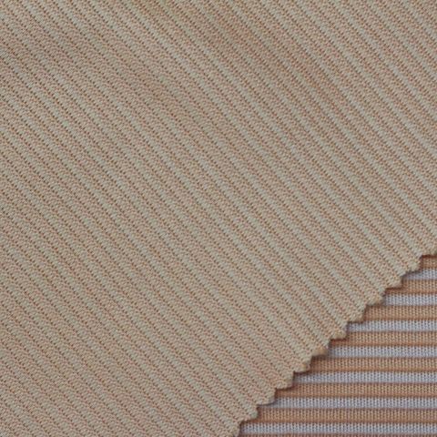 Dark Beige Horizontal-Stripe Knit