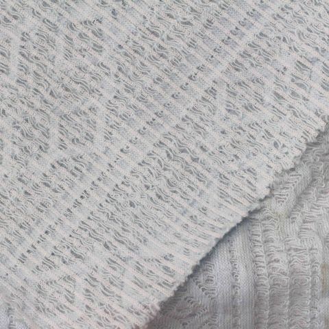 Jacquard Cotton Polyester Stretch Knit Fabric
