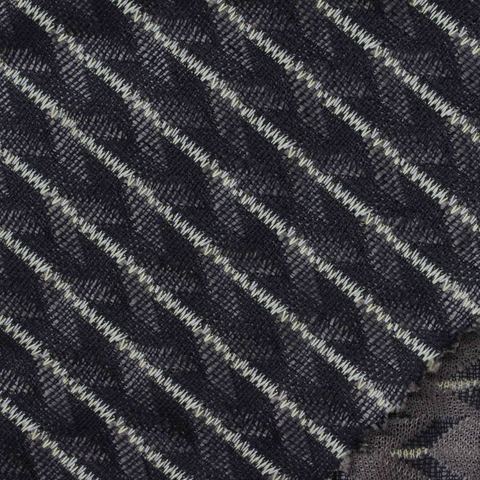 Light Grey Stripes Jacquard, Polyester