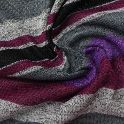 Grey Stripes Knit, Polyester