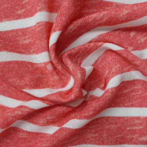 Red Horizontal-Stripe Knit