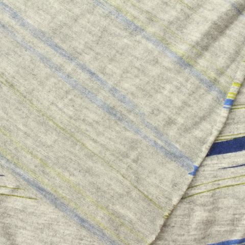 Fine Striped Viscose Stretch Knit Fabric